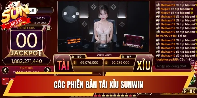 Các phiên bản Tài Xỉu 68 Game Bài